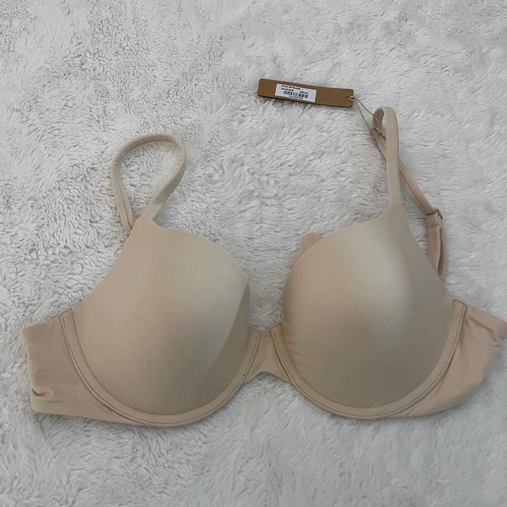 SKIMS Fits Everybody T-Shirt Bra Sand Tan Underwire BR-TSH-2023 Size 34C NWT - Picture 4 of 13
